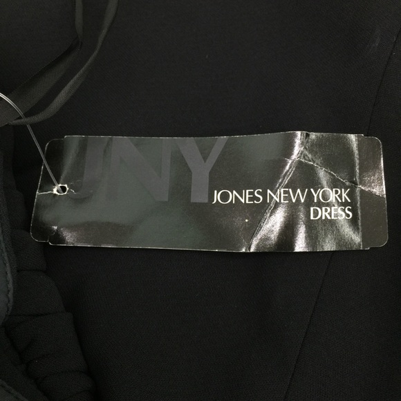 NWT Jones New York Black Halter Cocktail Dress - Picture 8 of 10